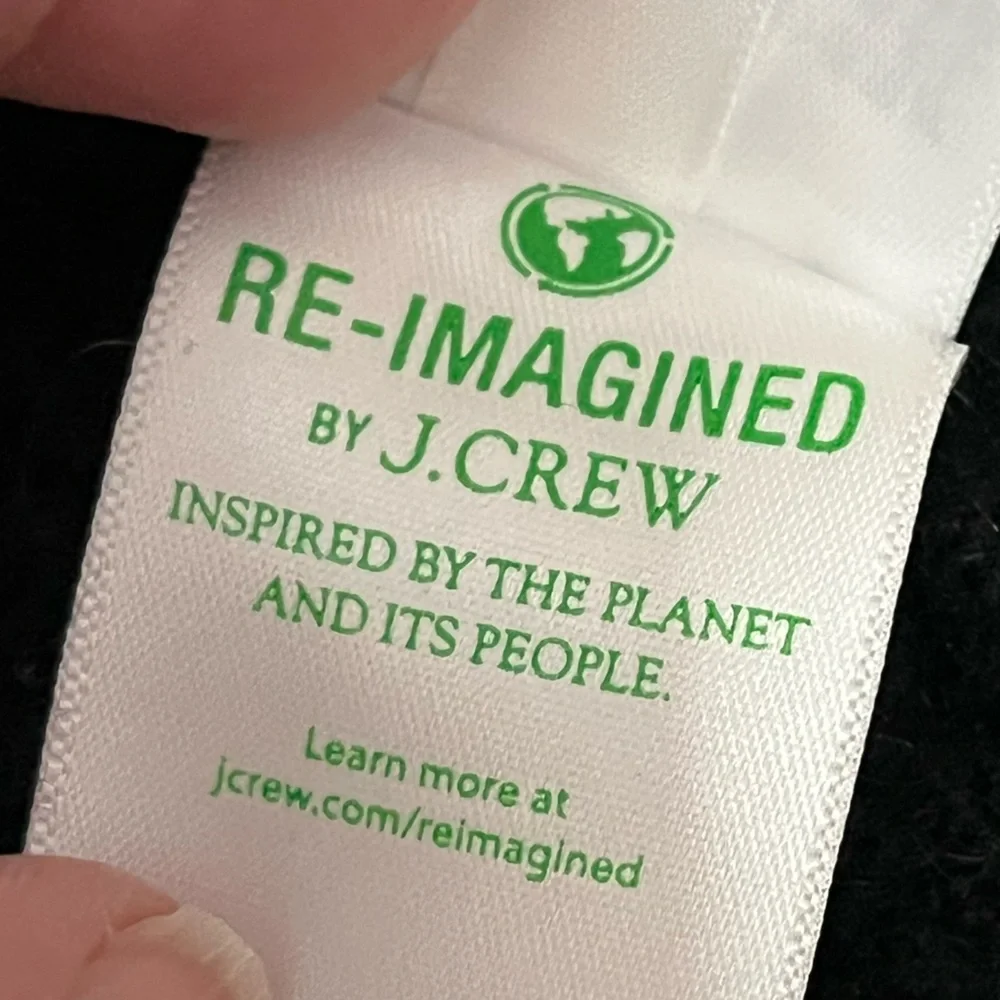 J Crew Odette Black Jacket Sweater Jewel Accents Wool Alpaca Blend Medium NWT - Picture 10 of 14